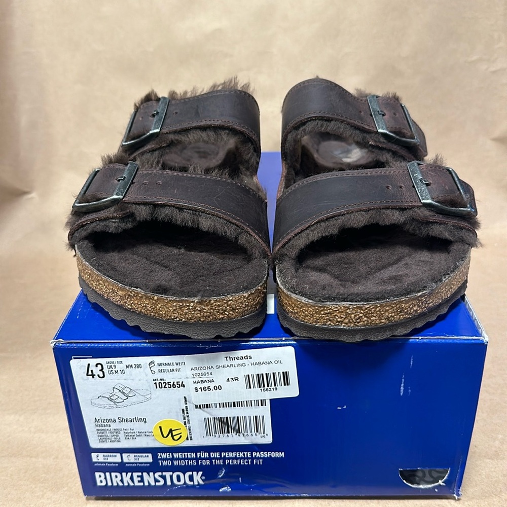 Brand new men’s Birkenstock Arizona Shearling